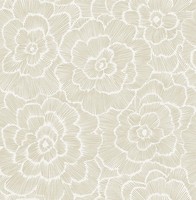 Fd26852_Middleton Florales, Strahlenmuster, Struktur Hellbeige Fine Decor Tapete