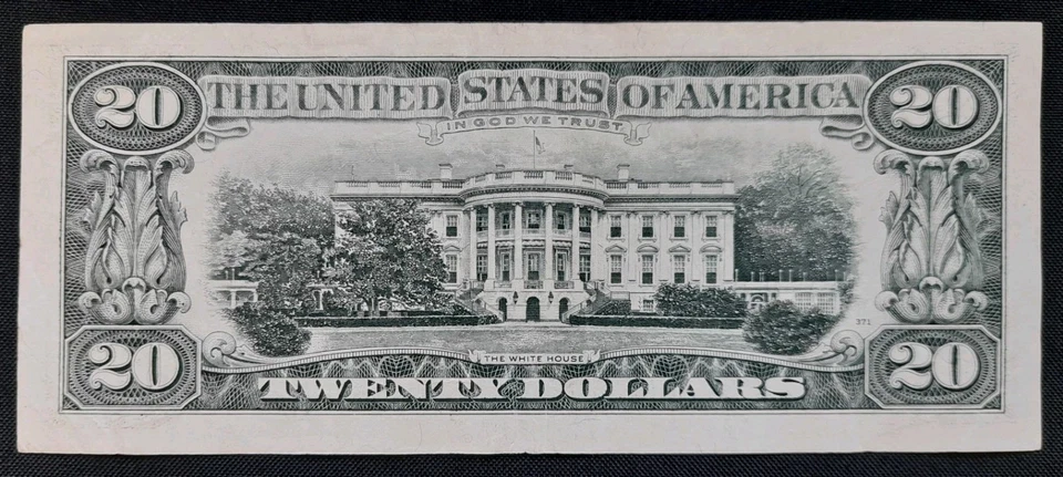 💵 1993 $20 Federal Reserve Note — Twenty Dollar Bill Circulated - Image 2 of 2