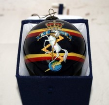 Exquisite and Unique REME Hand Painted Commemorative Glass Bauble