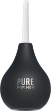 Pure for Men Bum Bulb  Anal Douche Kit with Detachable Tip  Reusable Enema, Ea