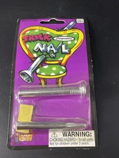 NEW Old Stock  1997 Trick Carpenters Nail Novelty Gag Gift Joke Prank Magic NEW