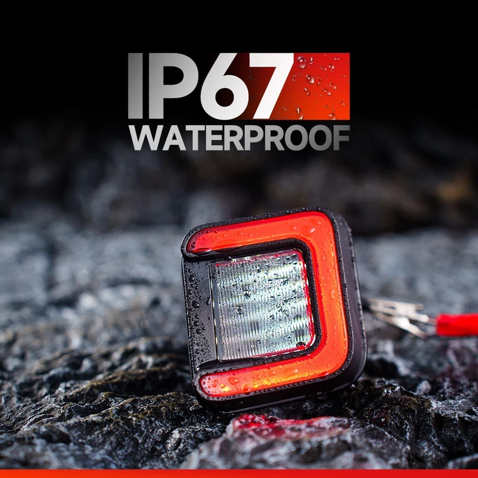 2PCS LED Number License Plate Lamp for Dodge Ram 1500 2500 3500 RAM 2003-2024 - Image 4 of 4