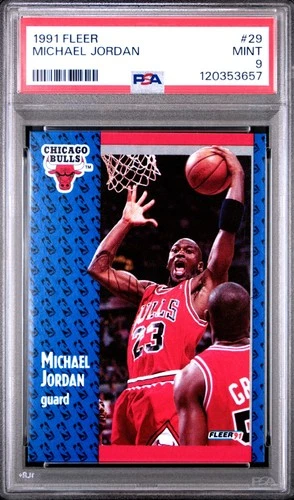 1991 Fleer — Michael Jordan — 6th Year — MINT PSA 9 — NEW (Nov 2025)