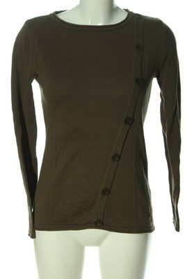 AJC Grobstrickpullover Damen Pullover Gr. DE 36 khaki Casual-Look