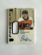2024/25 PREMIER HOCKEY BRONZE ROOKIE AUTO PATCH #AR-JL Jett Luchanko #126/249
