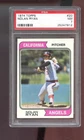 1974 Topps #20 Nolan Ryan California Angels NM PSA 7 Graded Baseball Card