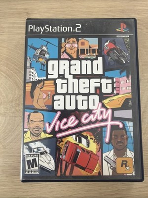 Grand Theft Auto: Vice City (Sony PlayStation 2, 2002) CIB Complete w Manual
