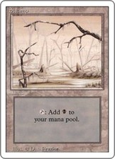 Swamp (High Branch) - Revised Edition # MTG Magic The Gathering