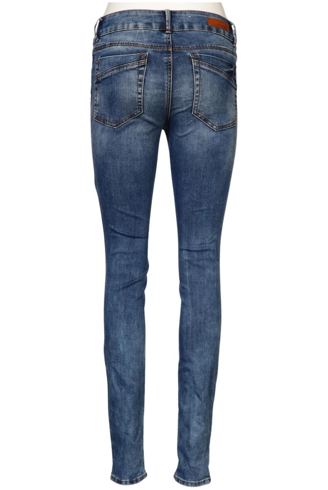 TOM TAILOR Denim Damen Hose – Karierte Zigarettenhose In Ankle-Länge, Aus Baumwollmix Mit Normaler Leibhöhe