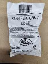 Gates Mega Crimp 1/2 Inch Coupling G44105-0808 8GLX-8MPX New Free Shipping