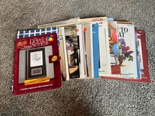 HUGE LOT 45 MIXED Counted Cross Stitch Patterns Charts ALL THEMES Samplers +++++