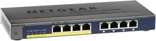 NETGEAR ProSafe GS108P 8-Port Gigabit PoE Ethernet Switch 4 PoE Ports  Adapter