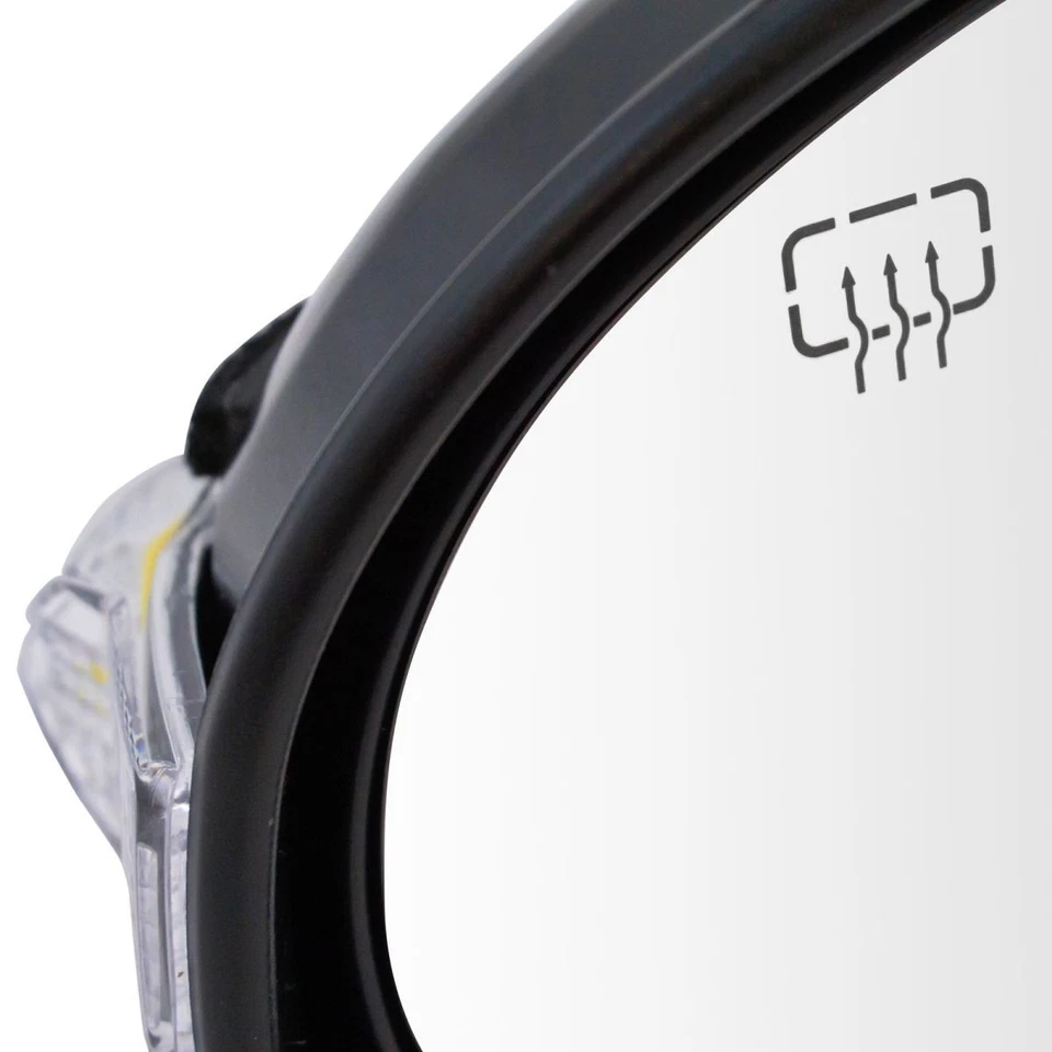 Espelho potência sinal de memória aquecido preto liso driver esquerda LH para Toyota Avalon - Imagem 3 de 4