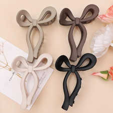 4 Pcs Bow Hair Clips Elegant Hair Claw Butterfly Hair Accessories for Girls Nons