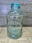 Vintage 6 Gallon Glass Milk Canister LE Smith 1881 + Lid Farmhouse Art Deco