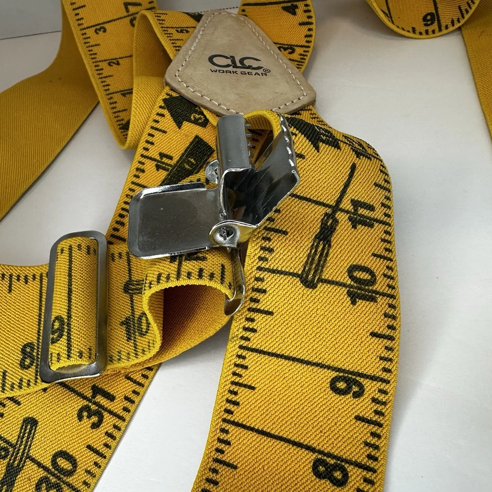 CLC Work Gear tools 2" Ruler Heavy Duty Elastic Suspenders - Image 3 of 3