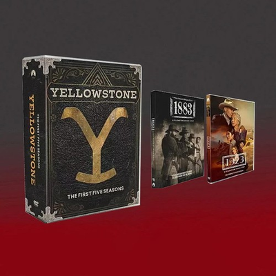 #ad Yellowstone The Complete Series Season 1 5 Part 1amp;2 1883 1923 DVD Set Region 1 $34.89