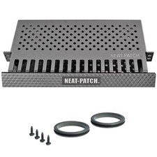 Neat Patch MINI 1U Low Profile Cable Management Unit 1U Neat Patch 1 Pack 