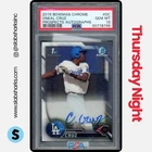 2016 BOWMAN CHROME #BCAP-OC ONEIL CRUZ AUTO UER 1ST PROSPECT PSA 10