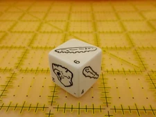 Weapon Die #1 - 19mm D6 Die RPG Tabletop Roleplay Games CCG Supply Tools Random