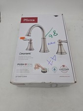 Pfister Courant 2-Handle Widespread Brushed Nickel Bathroom Sink Faucet -...