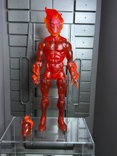 Marvel Legends Human Torch 6  Action Figure Retro Fantastic Four Hasbro LOOSE