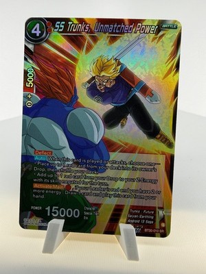 DBS Masters BT30-010 SR SS Trunks, Unmatched Power Three Glorious Fighters NM