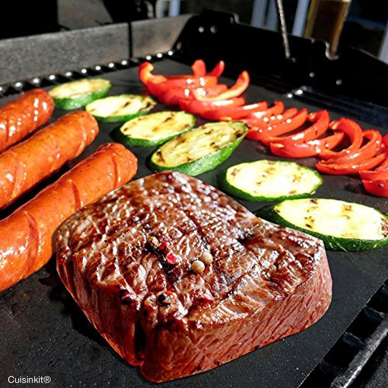 BBQ Grill Mat Baking Mat FDA Approved NonStick Grilling Mats Reusable