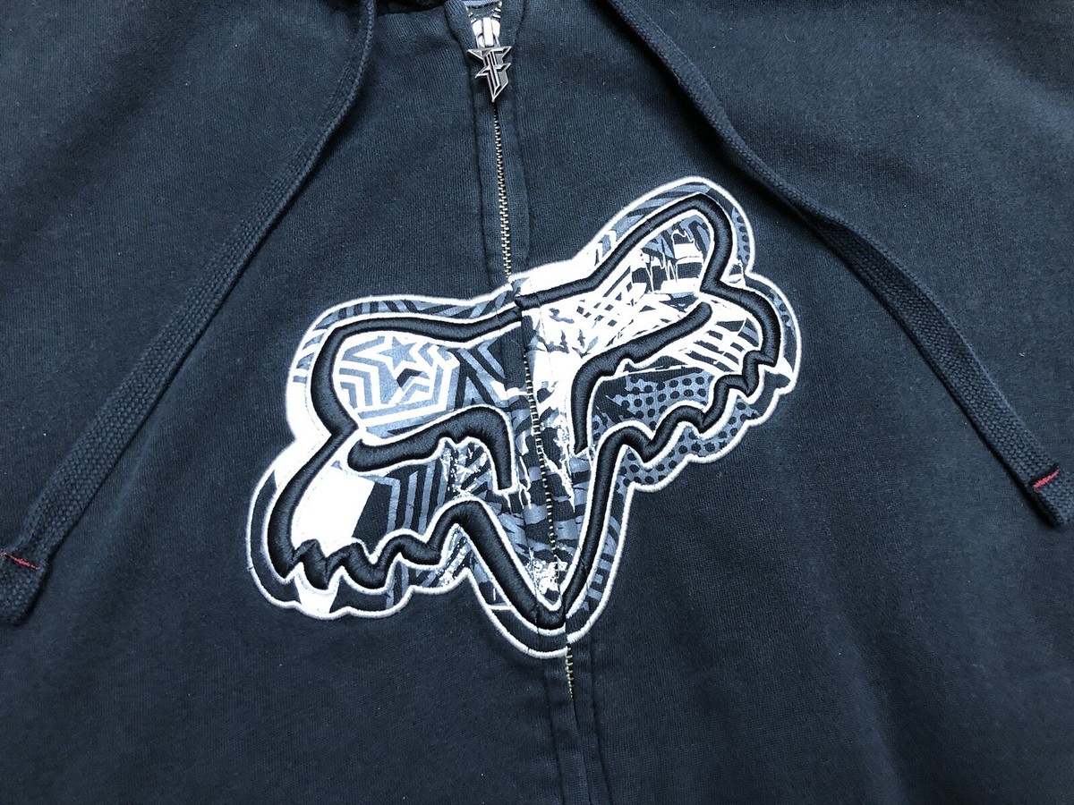 Vintage Y2K Fox Racing Sasquatch Hoody Men's Size XL Logo Hoodie