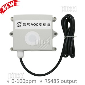 Nh3 Gas Detector Ammonia Transmitter Voc Sensor Module 4 20ma Output 0 100ppm Ebay