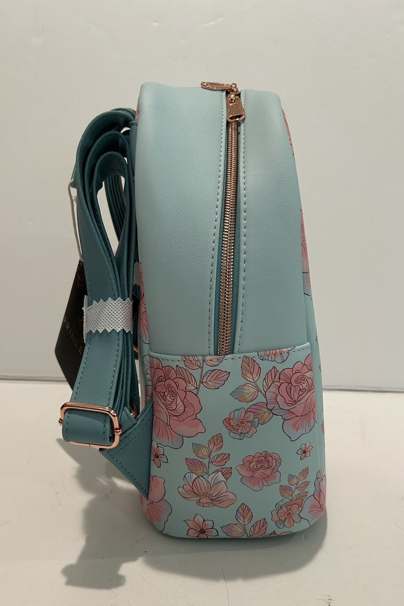 Disney Cinderella Pink Flowers Loungefly Mini Backpack NWT  display picture 3