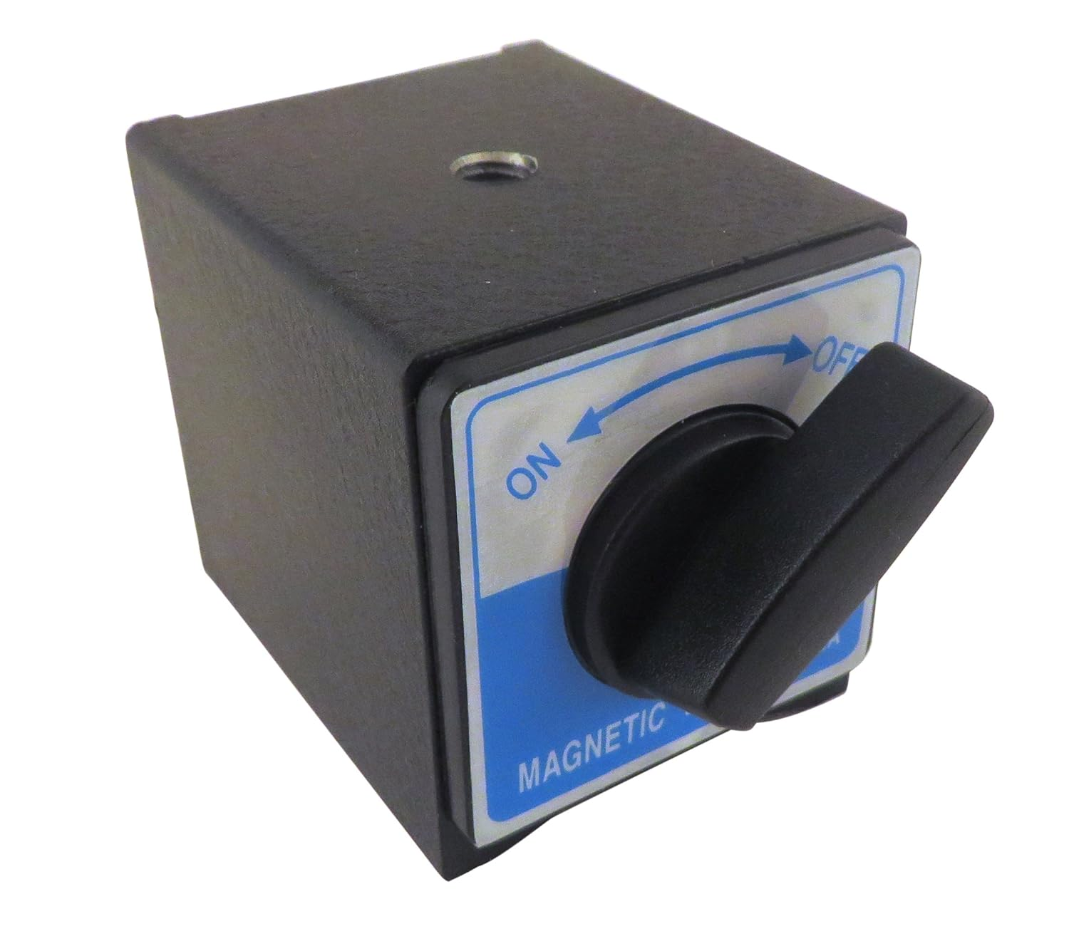 Magnetic Base without Adjustment Arm, Metric M8 X 1.25 Tapped Hole, 132 Pounds F