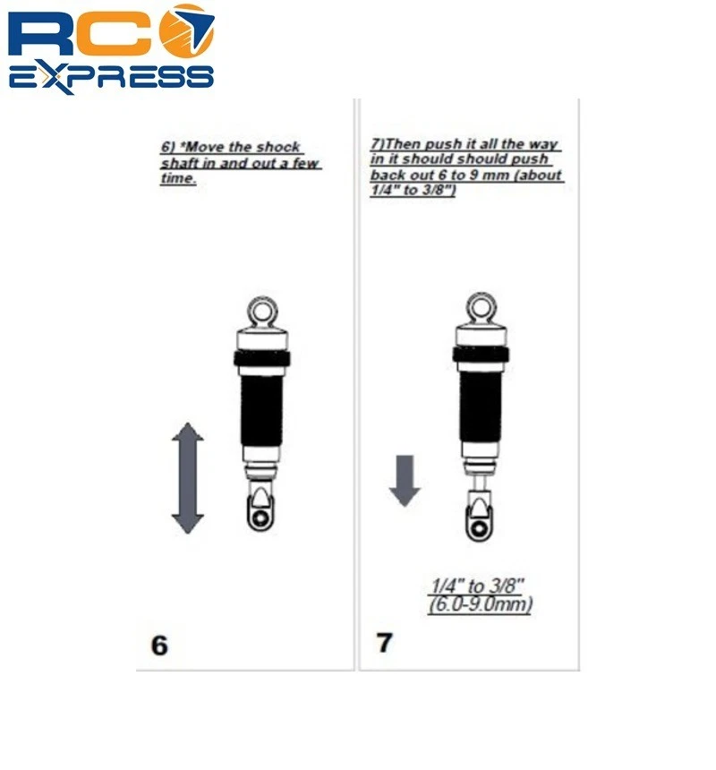 Hot Racing Traxxas Rustler Slash Stampede 105mm Rear Aluminum Shock TD105X06 - Image 3 of 4