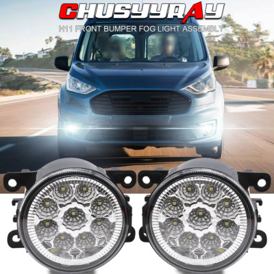 For Ford Transit Connect 2011-2017 Fog Lights Driving Bumper Lamps Replacement