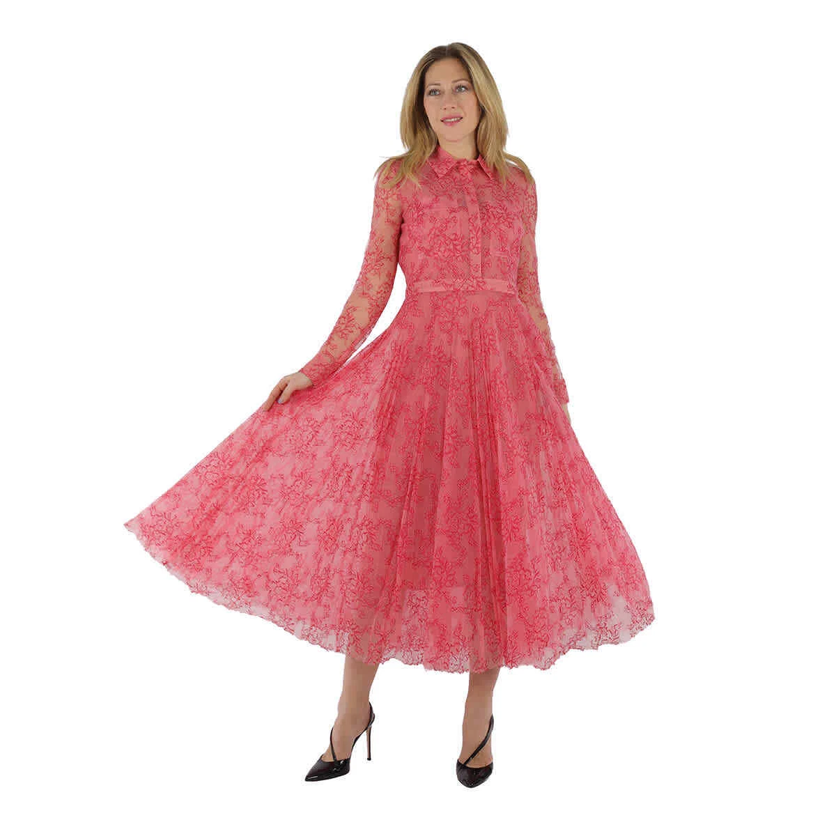 Burberry pink lace dress Clearance