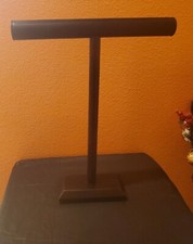 Bracelet Chain Watch T-Bar Rack Jewelry Organizer Display Stand Holder black