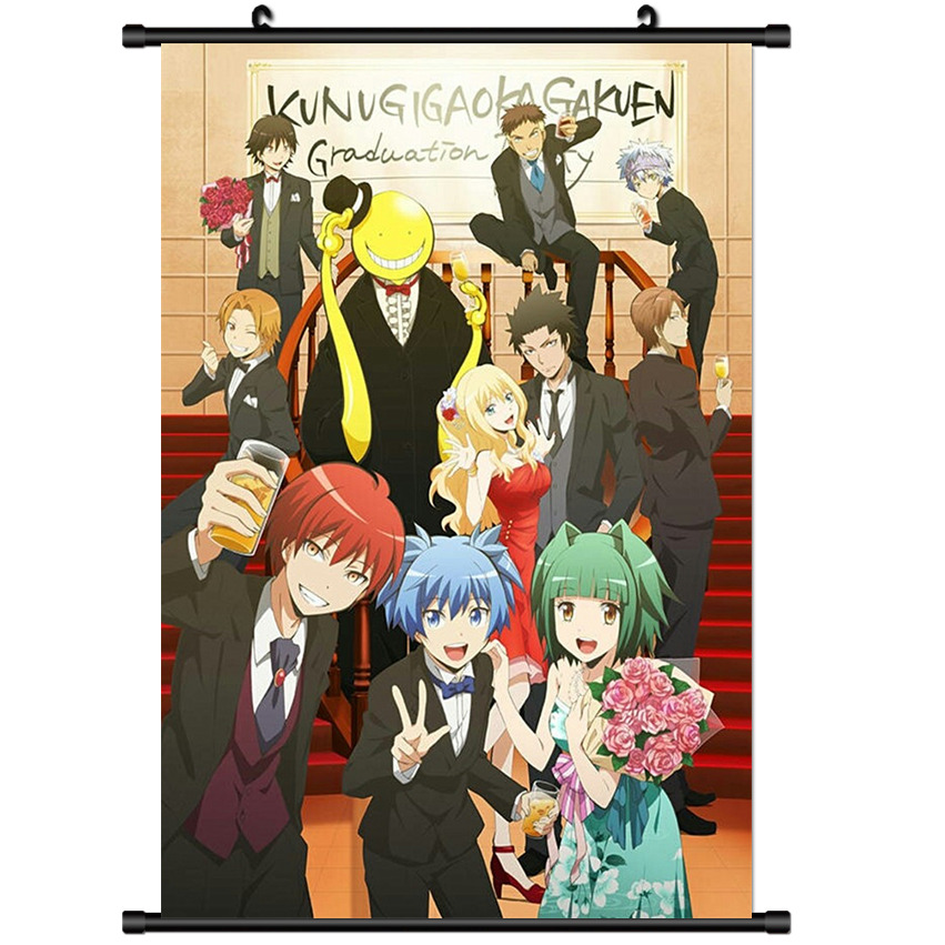 Hot Anime Ansatsu Kyoushitsu Assassination Classroom Wall Poster Scroll  3025