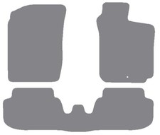 Fits Toyota Sera 1990-1996 Grey Luxury Velour Tailored Car Mats Hitech