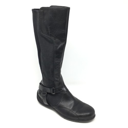 Para Mujer Nine West benevolente la rodilla Botas altas Zapatos Talla 6M  Negro Equitación Zip AC7 | eBay