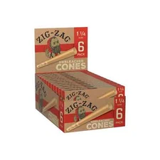 😎 ZIG ZAG UNBLEACHED CONES✨1 ¼ SIZE✨24 PACKS