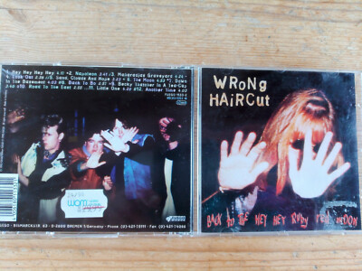 WRONG HAIRCUT - BACK TO THE HEY HEY RUBY RED MOON - CD 1993 - GRATISVERSAND