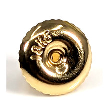 Best 18k Yellow Gold Earring Back Replacement Earring Screw Back Threaded