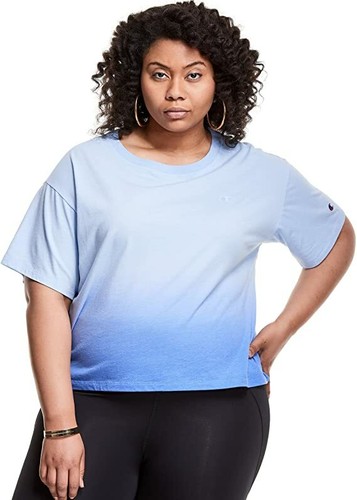 Champion Womens Plus Size Cropped Ombre 
