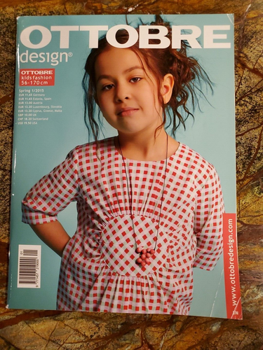 Ottobre Magazine Spring 1/2015 New and Uncut Euro Sewing Patterns - Picture 2 of 4