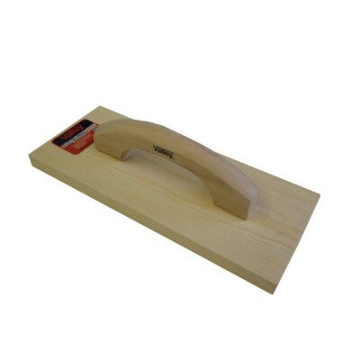 12''  x 5'' x 1/2'' Wood Float Trowel with Hardwood Handle, TRWF-512WT