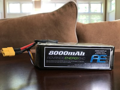 8000MAH Advanced Energy Inc (aka Thunder Tiger) 25C 5S 18.5V Lipo Battery