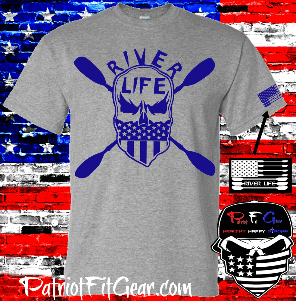 River Life Kayaking Fishing T-Shirt - Paddle Life Design