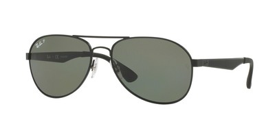 Ray-Ban Aviator Sunglasses 3549 Ray-Ban 3549 Black Prescription Sunglasses - 50% Off Lenses main image 4