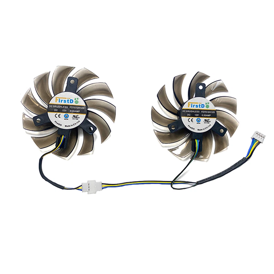 Video Card Cooling Fan Replace for ASUS GTX1050 1050ti RX460 DUAL Graphics Card - Image 4 of 4