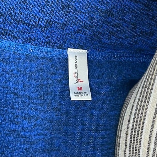 Exertek Royal Blue & Black, Red & Black Speckled Zip Up Sweatshirt Bundle Medium - Picture 14 of 15
